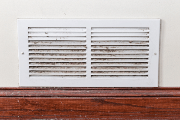 dirty home air vent